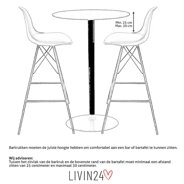 Bar stools-Industrial bar stool Morris anthracite 71 cm Microfibre-Dimehouse