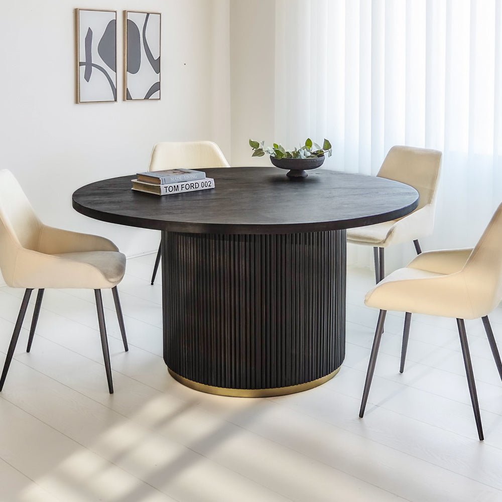Dining room chair Elle Dimehouse White LxWxH 64x61x56 Fabric Atmospheric photo in situation