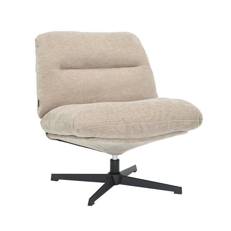 Fauteuil Sara draaibaar velvet beige
