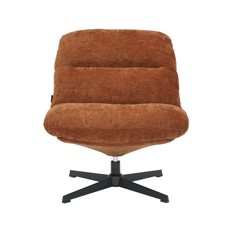 Fauteuil Sara draaibaar velvet oker Geel