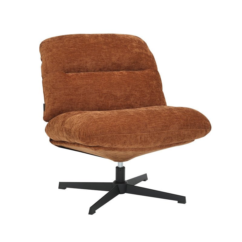Fauteuil Sara draaibaar velvet oker Geel