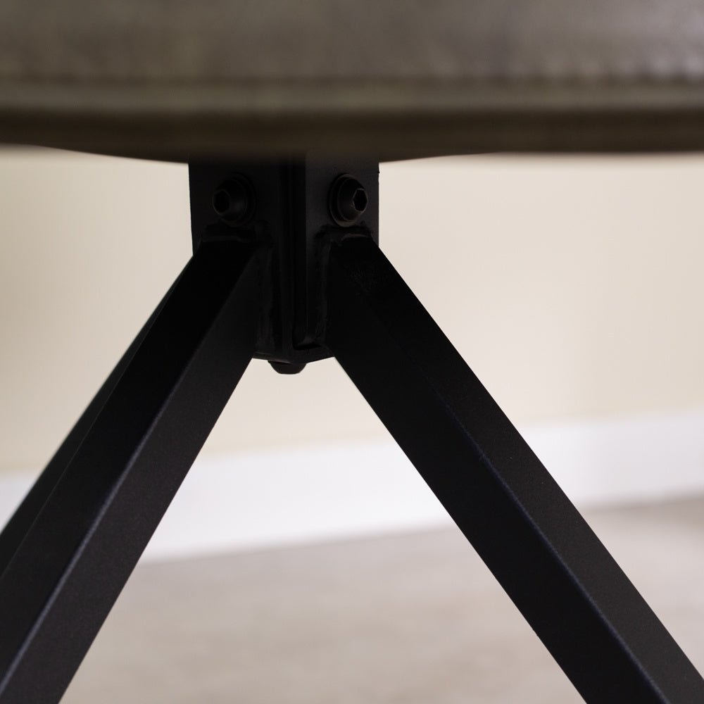 Dining room chair Gian Dimehouse Green LxWxH 73x65x50 Faux leather Atmospheric photo detail