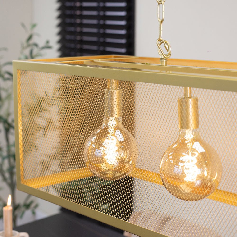 Duncan hanging lamp Dimehouse Gold LxWxH 105x41x36 Metal Atmospheric photo detail