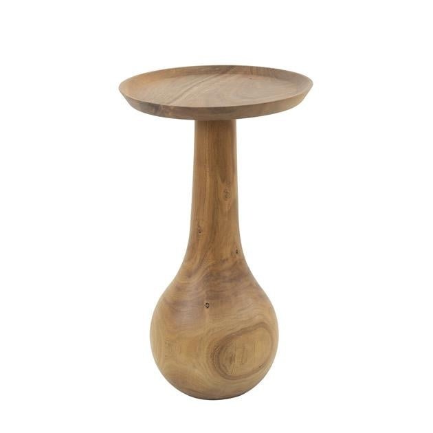 Side table Doja DH Interior Acacia LxWxH 39x37x11 Acacia wood White photo front view