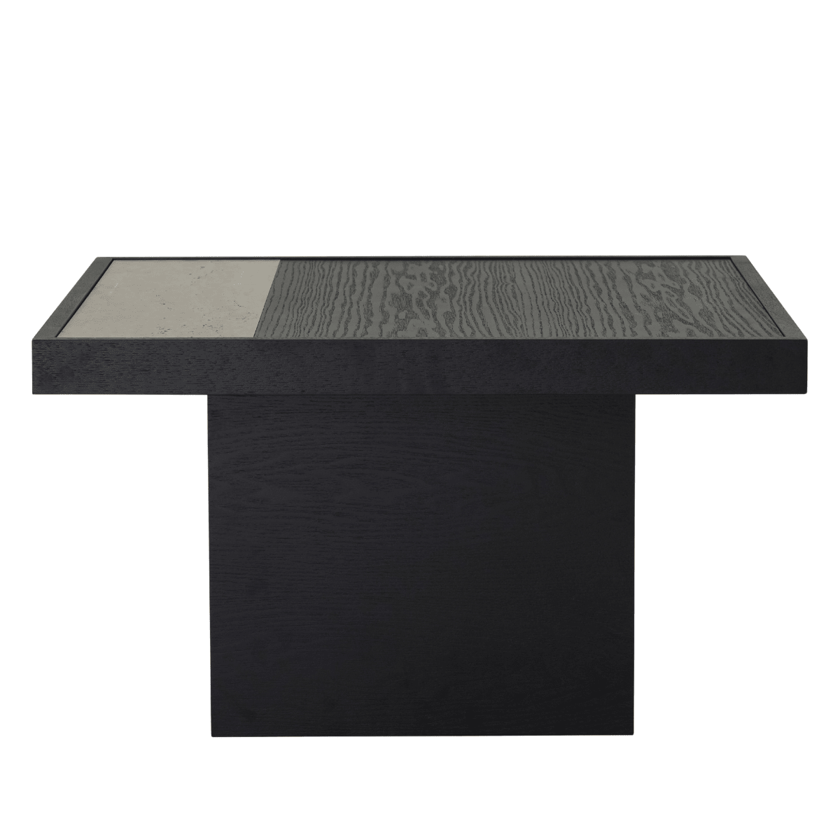 Salontafel Java 70x70 cm zwart eiken Eikenfineer
