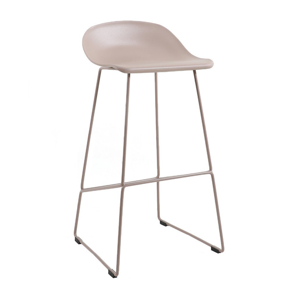 Scandinavian Barstool Ellen taupe 76 cm - image 8