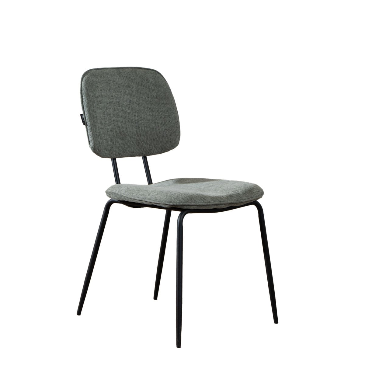 Scandinavian dining room chair Ivar recycled fabric green - image 6