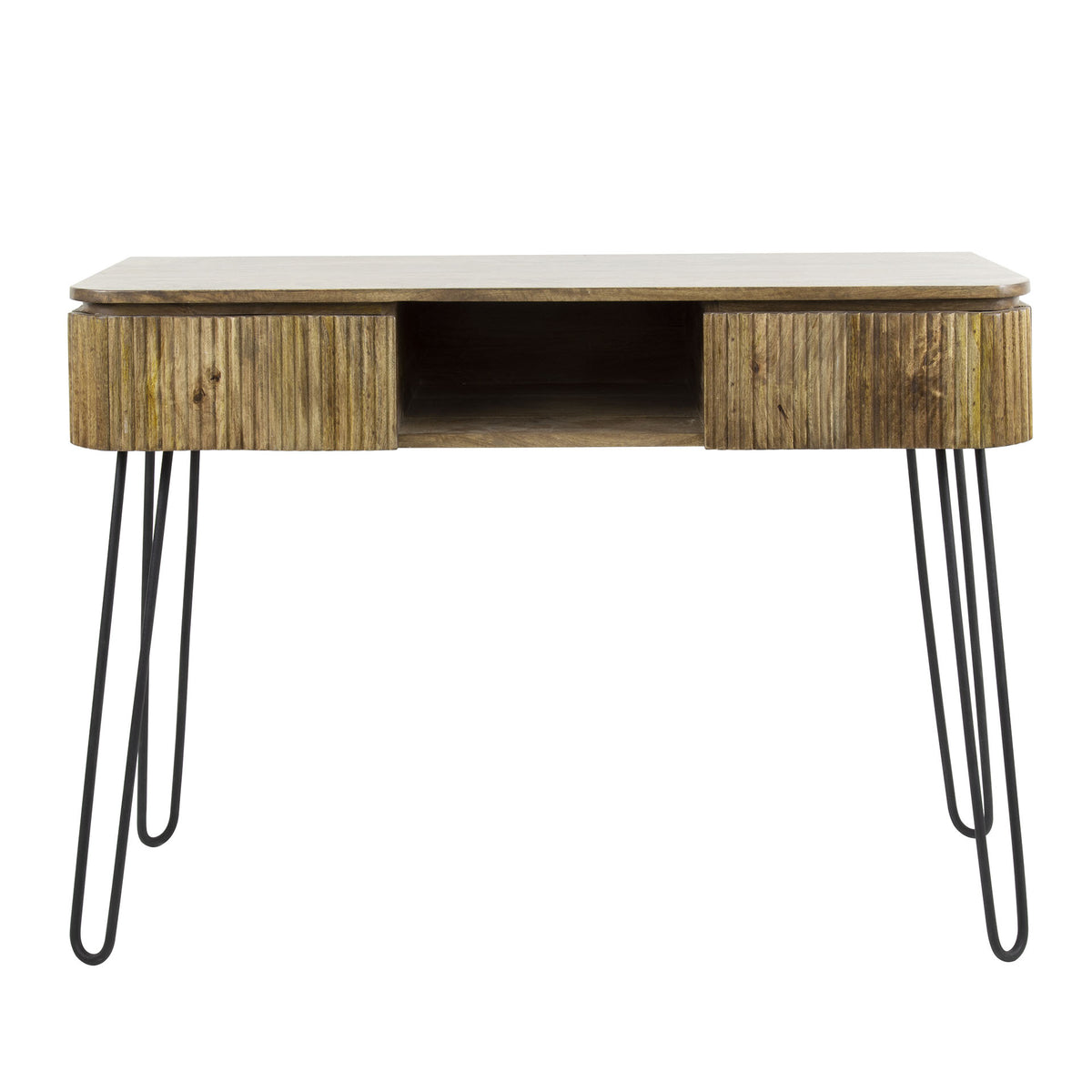 Dressing table Maria DH Interior Mango LxWxH 116x47x29 Mango wood White photo front view