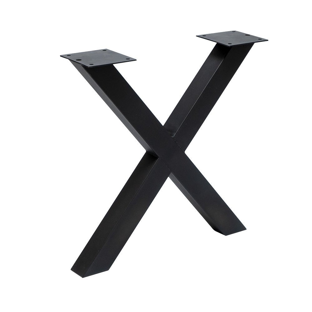 Table base X-Frame metal black (set of 2) - image 3