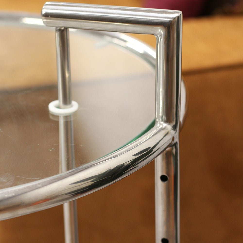Side table Taffy Dimehouse Silver LxWxH 60x60x50 Glass Atmospheric photo detail