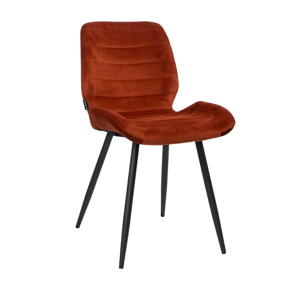 Velvet dining room chair Toby copper - image 5