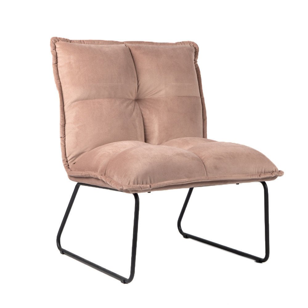 Velvet armchair Malaga pink - image 5