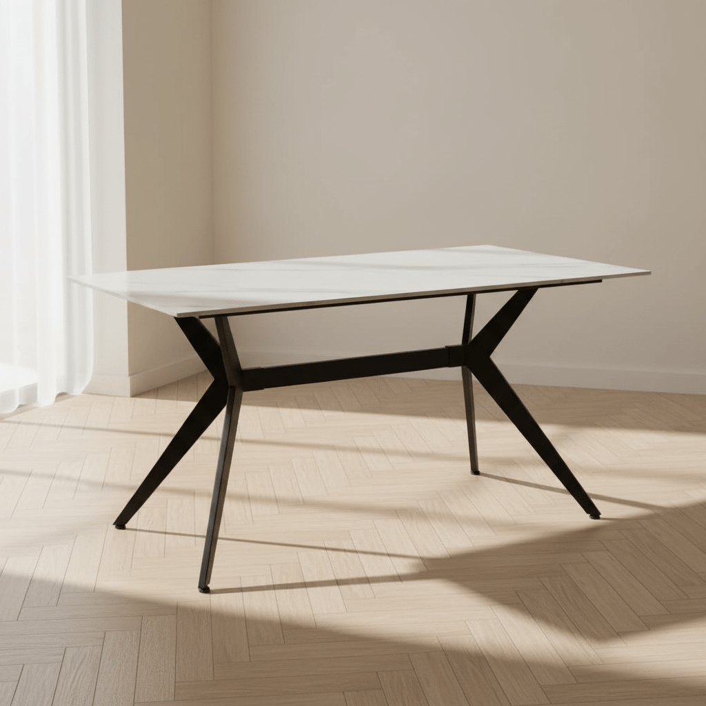 Witte eettafel - Dimehouse