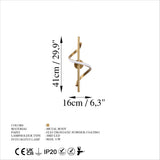 Wall lamps - Wall lamp Gold Metal Opulent - Dimehouse