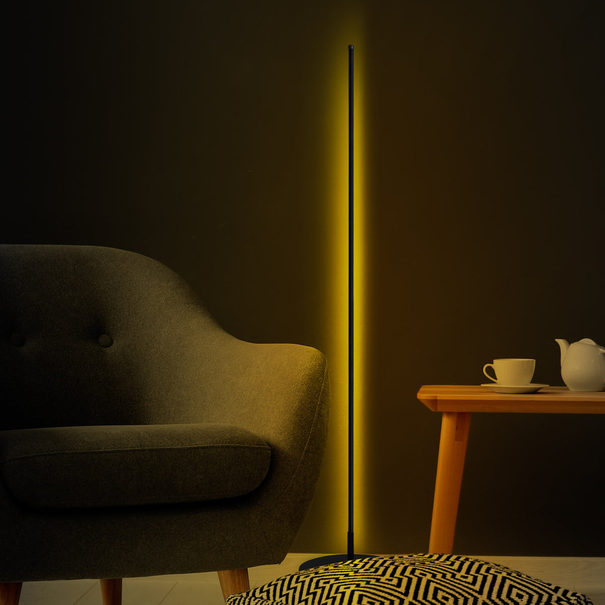 Floor lamps - Floor lamp Black Metal Sylvan - Dimehouse