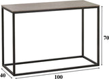 Dressing tables - Dressing table Fien Gray Marble Look 100x40 cm - Dimehouse