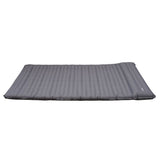 Air mattress for 2 persons with built-in inflation system 205x140x10 cm Dimehouse Gray LxWxH 33x17x17 Nylon White photo side view