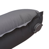 Air mattress for 2 persons with built-in inflation system 205x140x10 cm Dimehouse Gray LxWxH 33x17x17 Nylon White photo detail