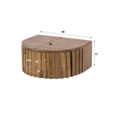 Bedside tables-Bedside table Ridge floating Sand 1 drawer 40 x 35 x 17 cm-Dimehouse