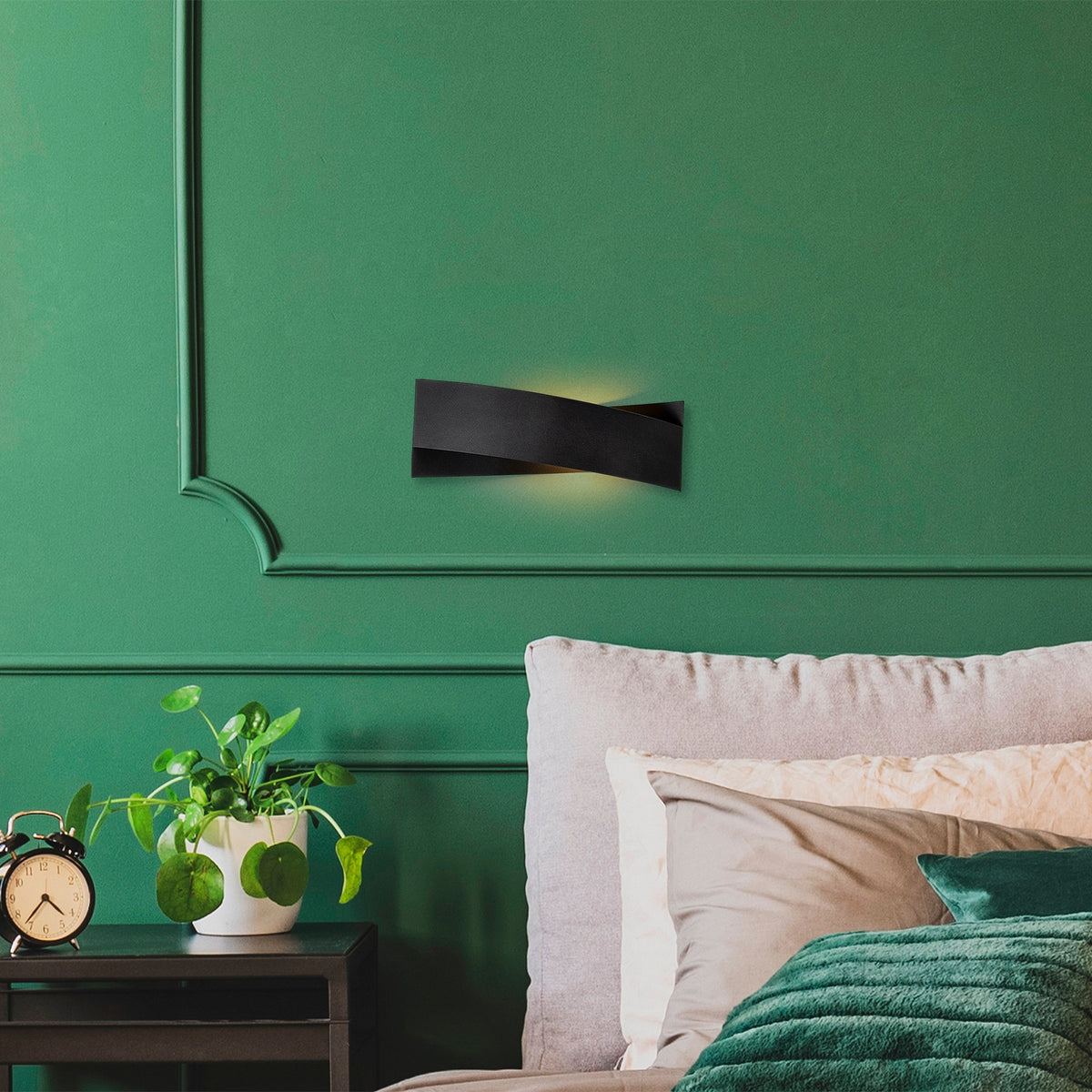 Wall lamps - Wall lamp Black Metal Nebula - Dimehouse