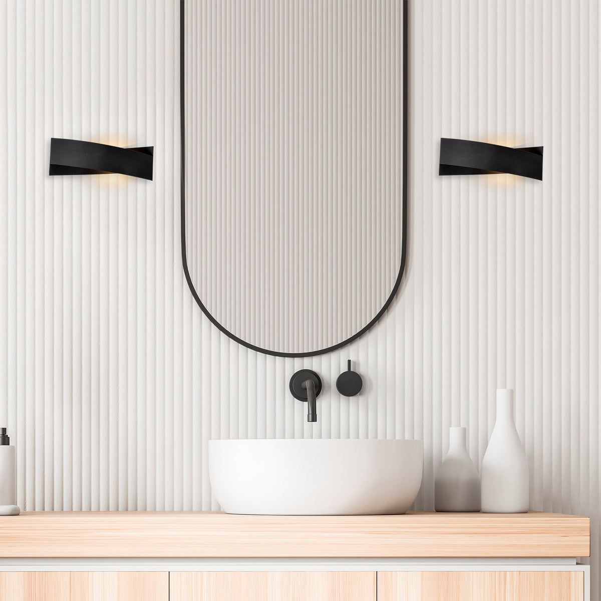 Wall lamps - Wall lamp Black Metal Nebula - Dimehouse