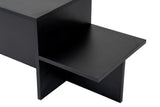 Coffee tables - Coffee table Black Melamine - 80 x 40 cm - Eterna - Dimehouse
