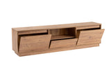 TV Furniture - TV Furniture Vanguard Atlantic Pine Melamine 160x42x29.5 cm - Dimehouse