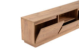 TV Furniture - TV Furniture Vanguard Atlantic Pine Melamine 160x42x29.5 cm - Dimehouse