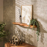Wall shelves - Wall shelf Acacia Nala 90 cm - Solid Wood - Dimehouse