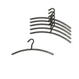 Coat Racks - Wardrobe Hanger Set of 6 Metal Black - Dimehouse