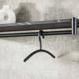 Clothes Hangers - Clothes Hanger Gunmetal Round Tube 45 cm - Dimehouse