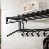 Clothes Hangers - Clothes Hanger Gunmetal Round Tube 45 cm - Dimehouse