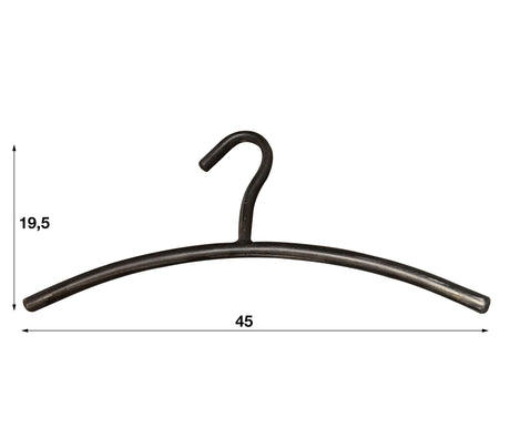 Coat racks - Wardrobe hanger metal black - Dimehouse