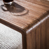 Transfer table - Transfer table walnut brown teak wood Caro - Dimehouse