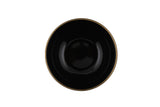TY040424F650A841600MAET600 Black Gold 100% CERAMIC STONEWARE 27 cm wide