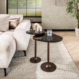Side tables - Side table Aurum Antique Copper 60 cm - Dimehouse
