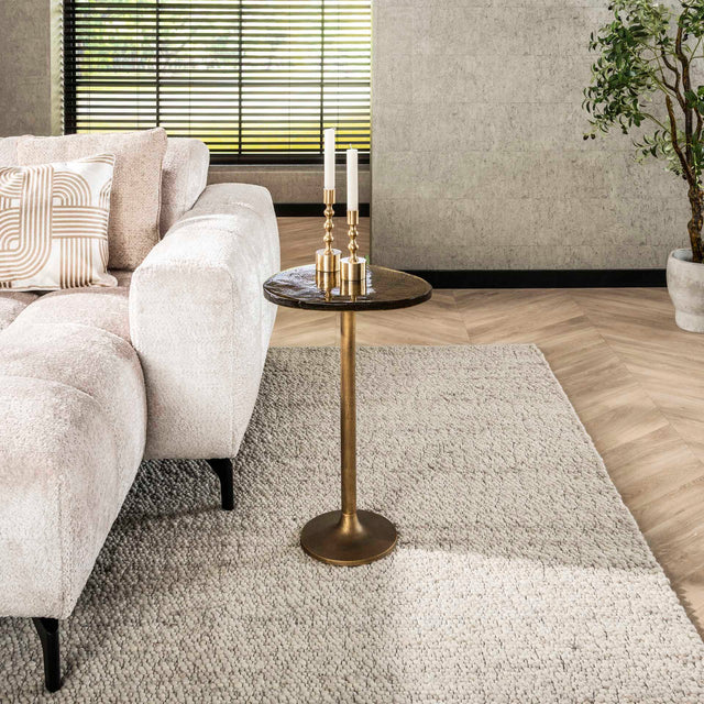 Side tables - Side table Aurum Antique Gold 60 cm - Dimehouse