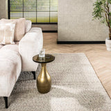 Side tables - Side table Vesto Drop shape Antique Gold 45 cm - Dimehouse