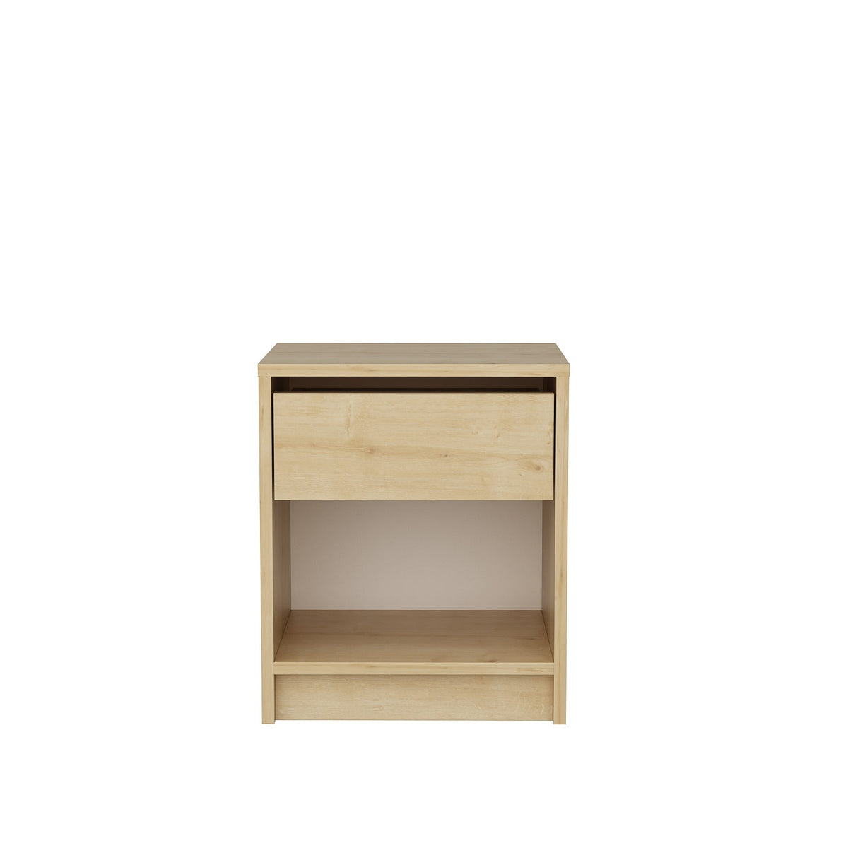 Sheridan bedside table in oak look 44.6 cm Melamine finished furniture panel