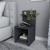 Ullman side cabinet anthracite 72 cm Melamine coated furniture panel