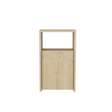 Carlin bedside table oak look 36 cm Melamine-coated furniture wood