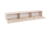 Alvin TV cabinet travertine look 180 cm Melamine coated furniture panel
