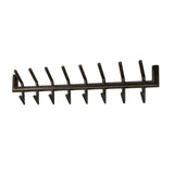 Coat racks - Industrial Coat Rack Kym 2x8 - angled Metal Bronze - Dimehouse