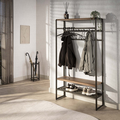 Coat racks - Senna Wardrobe Drift Brown - Dimehouse