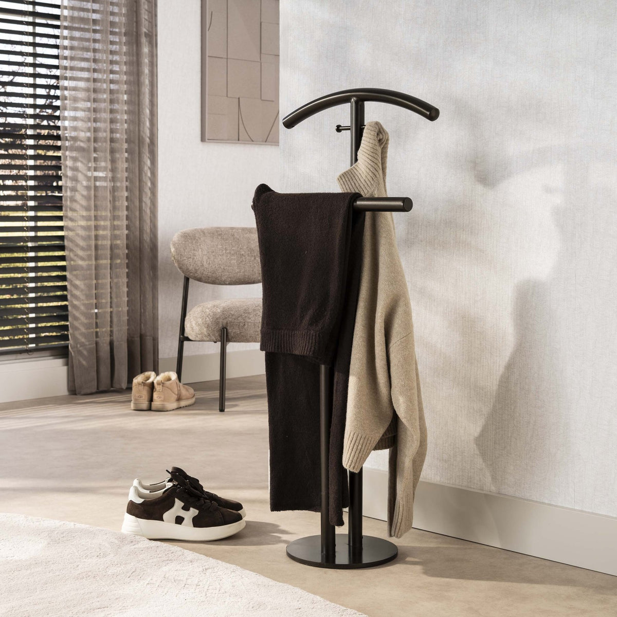 Coat racks - Senna Standing Coat Rack Drift brown - Dimehouse