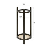 Decorations - Senna Umbrella Stand Round Drift brown - Dimehouse