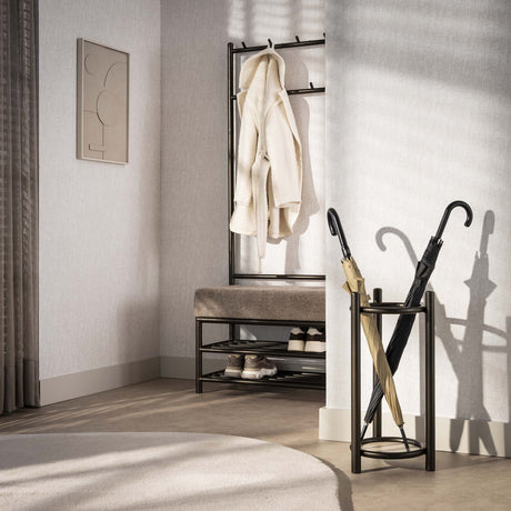 Decorations - Senna Umbrella Stand Round Drift brown - Dimehouse