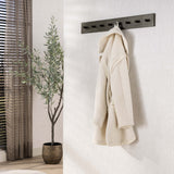 Coat racks - Coat rack Aria 8 hooks Black Bronze colored - Dimehouse