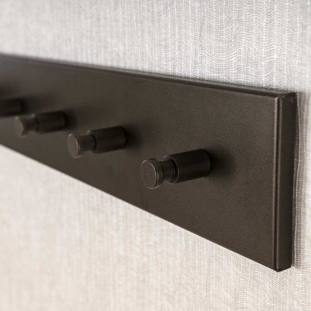 Coat racks - Coat rack Aria 8 hooks Black Bronze colored - Dimehouse