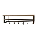 Coat rack - Bruno coat rack with 6 hooks brown metal -Dimehouse